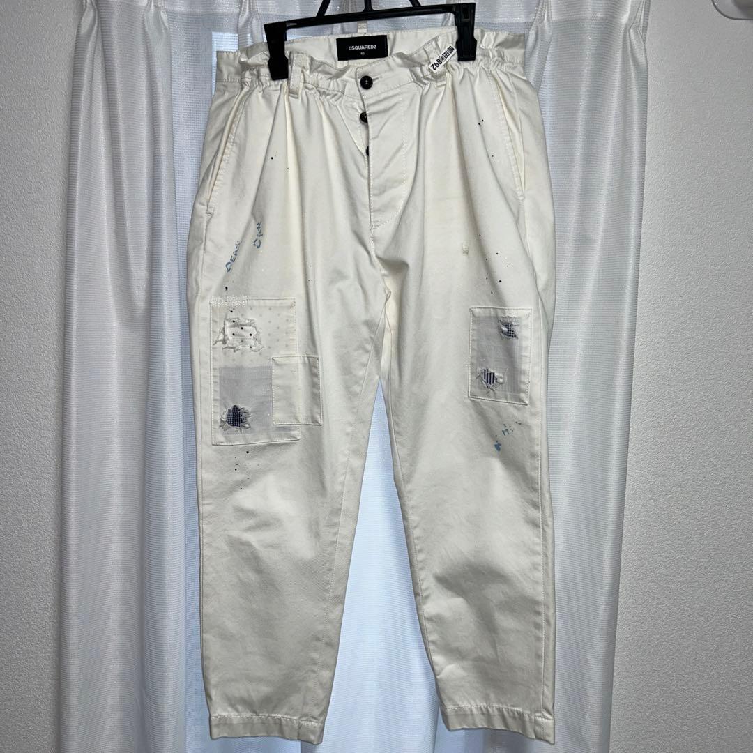 DSQUARED2 ペインターパンツ 46 ホワイト