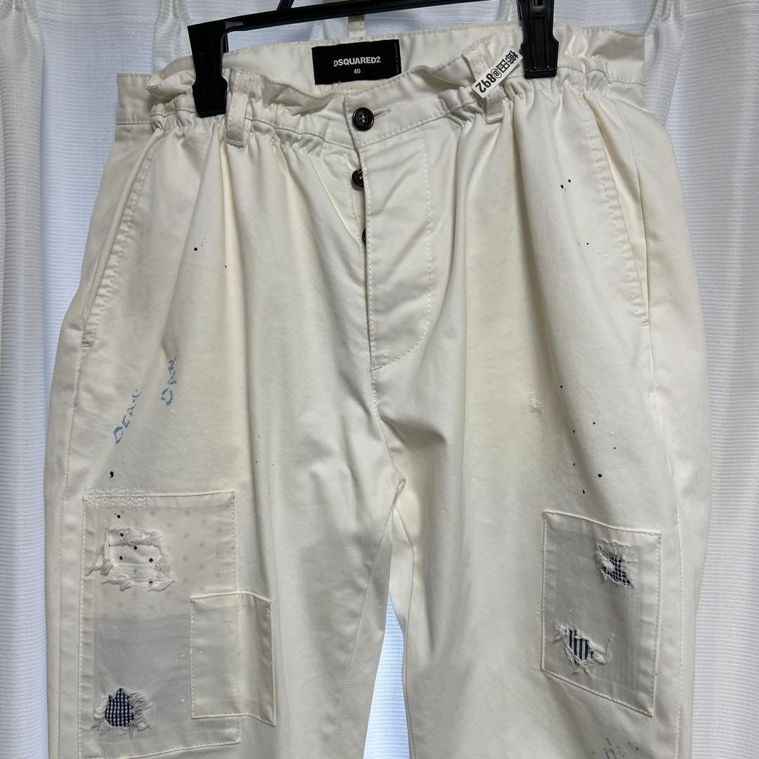 DSQUARED2 ペインターパンツ 46 ホワイト