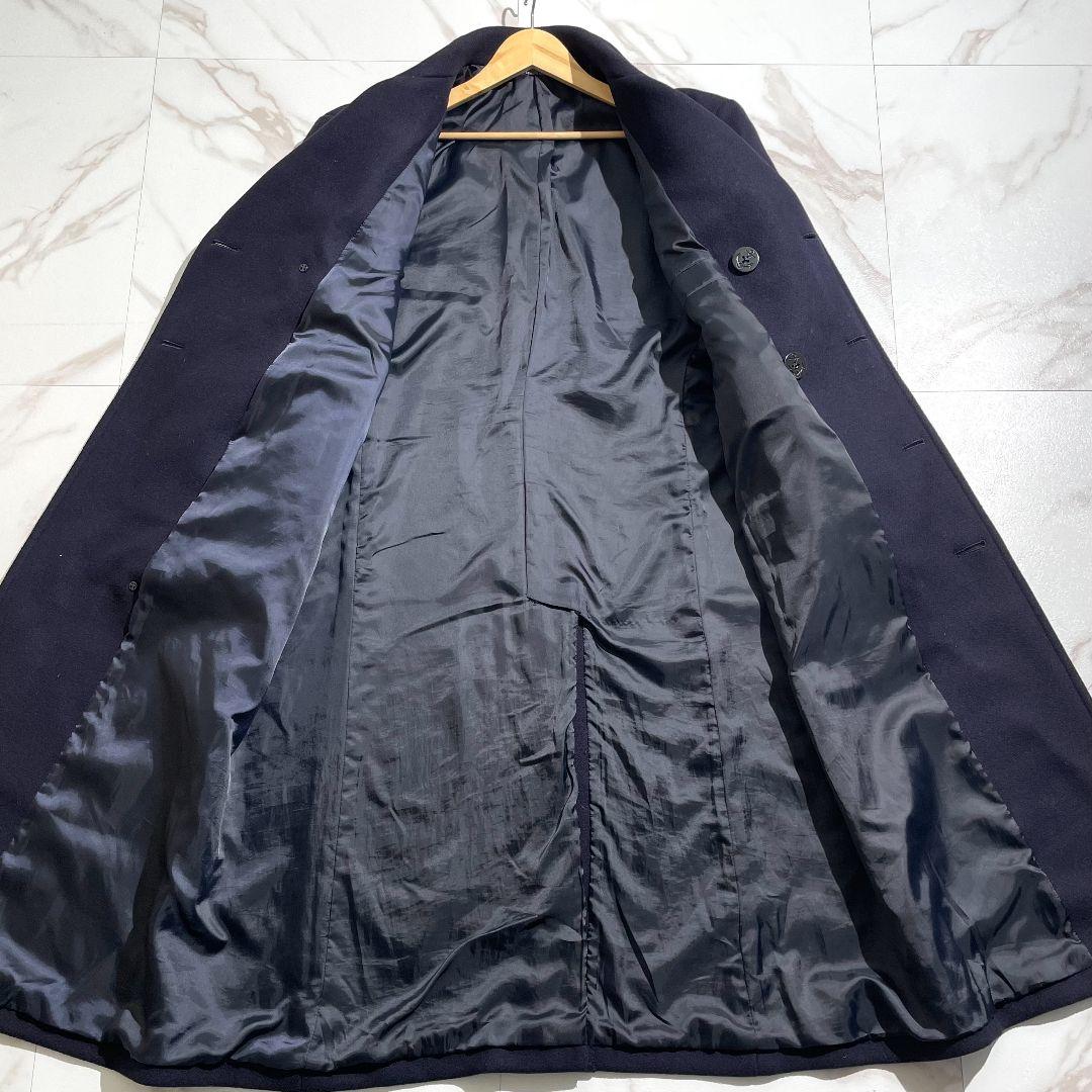 ポロバイラルフローレン ダブルチェスターコート ネイビー XL相当 紺