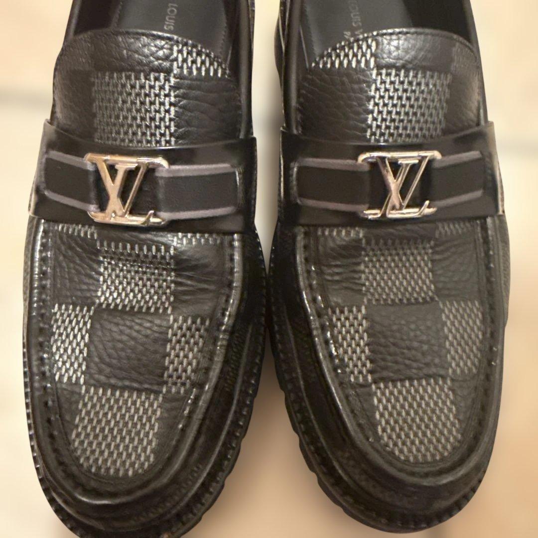 LOUIS VUITTON ダミエローファー ブラック