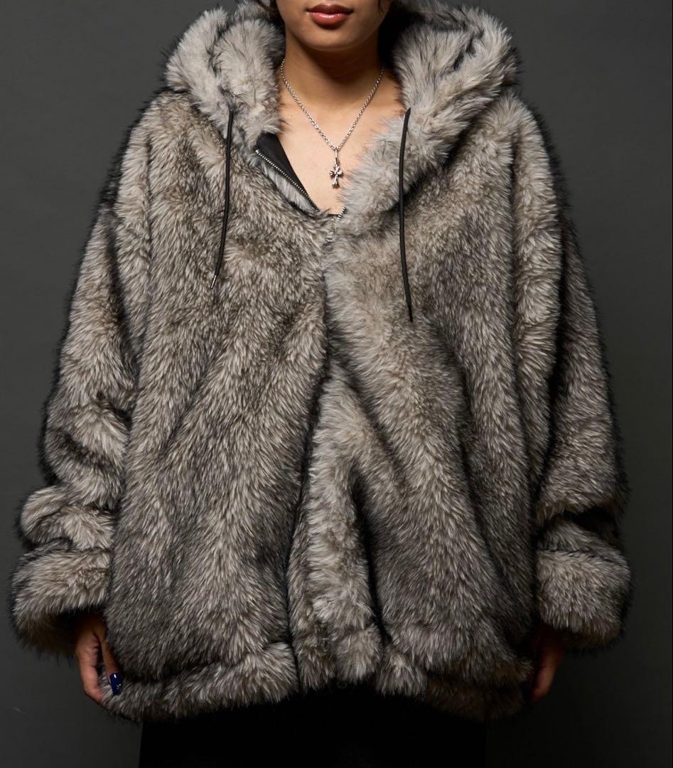 WHO'S WHO gallery 2wayリバーシブルファーブルゾン