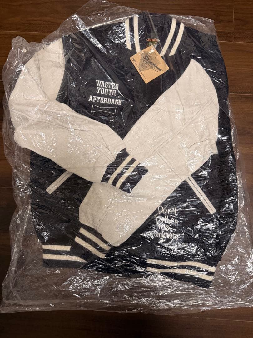 ジャケット・アウター Wasted Youth Afterbase VARSITY JACKET XL