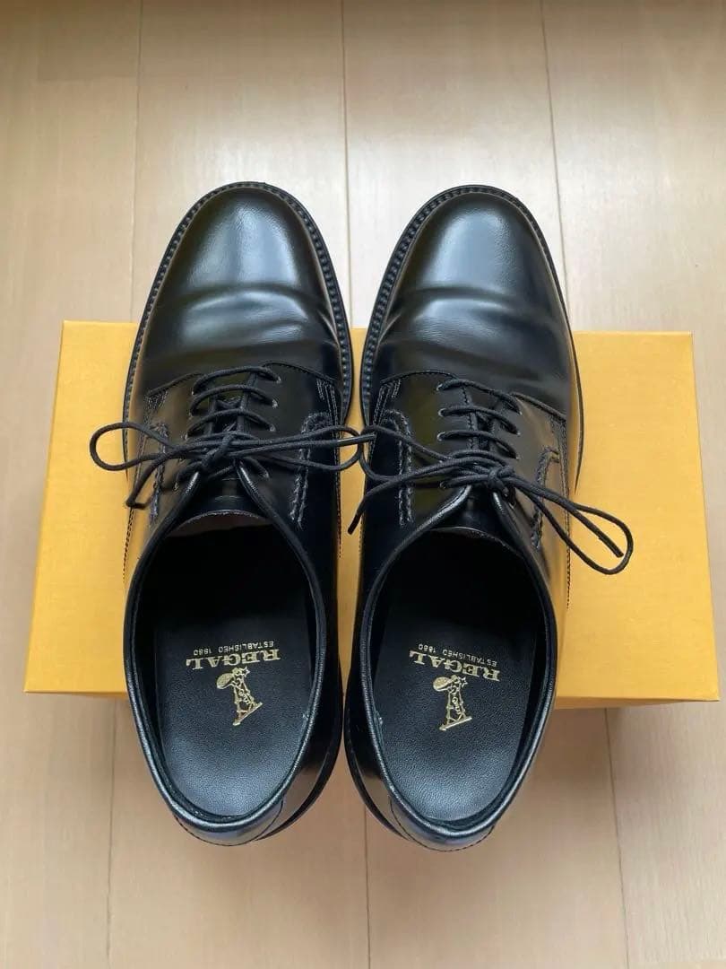 REGAL 2504BM ブラック　プレーントゥ　美品　値下げあり