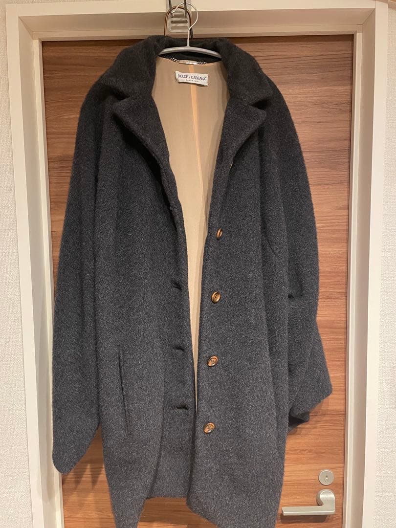 DOLCE & GABBANA アルパカコート　ドルチェアンドガッバーナ