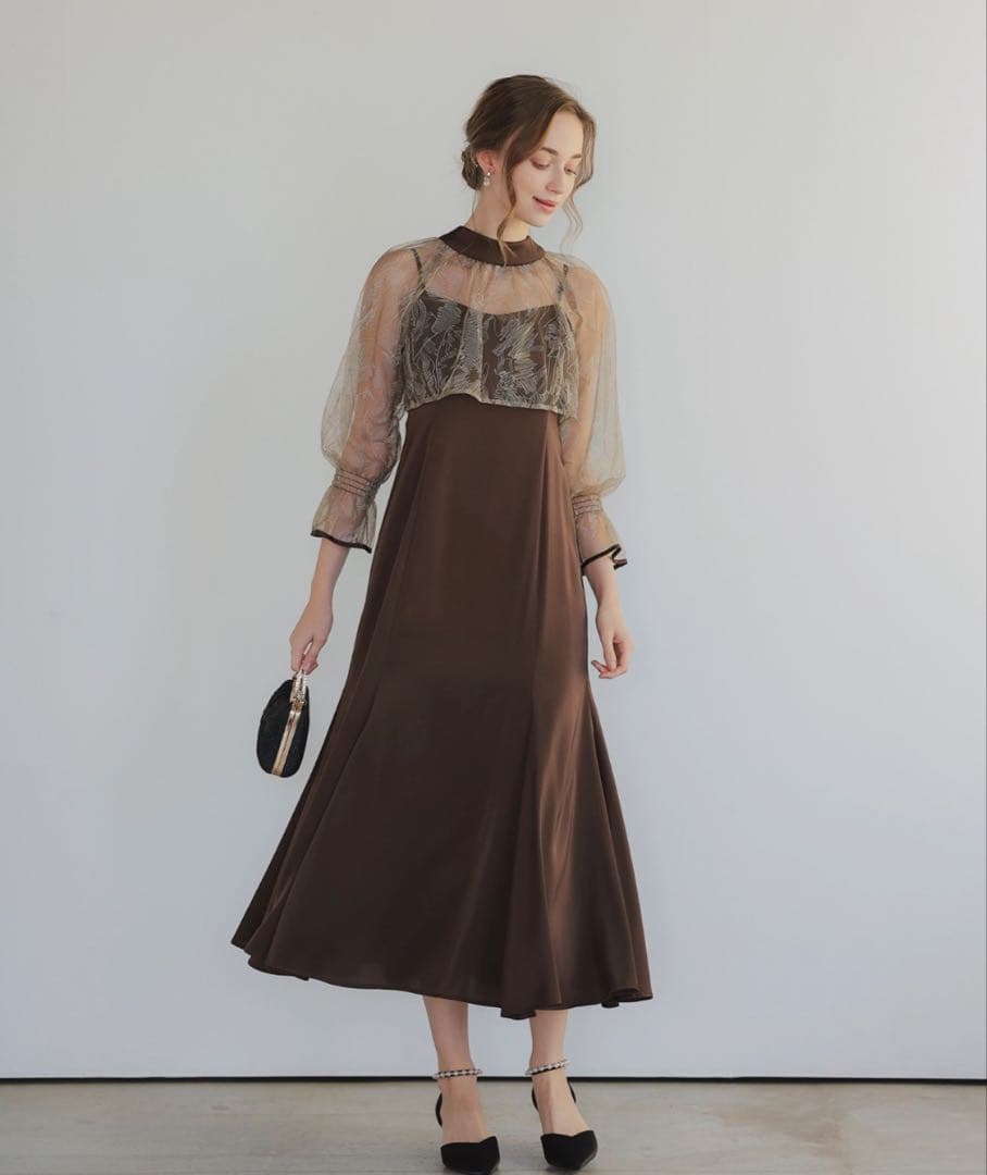 み*あ様 【着画あり】Dorry Doll リーフブラウスセットドレス