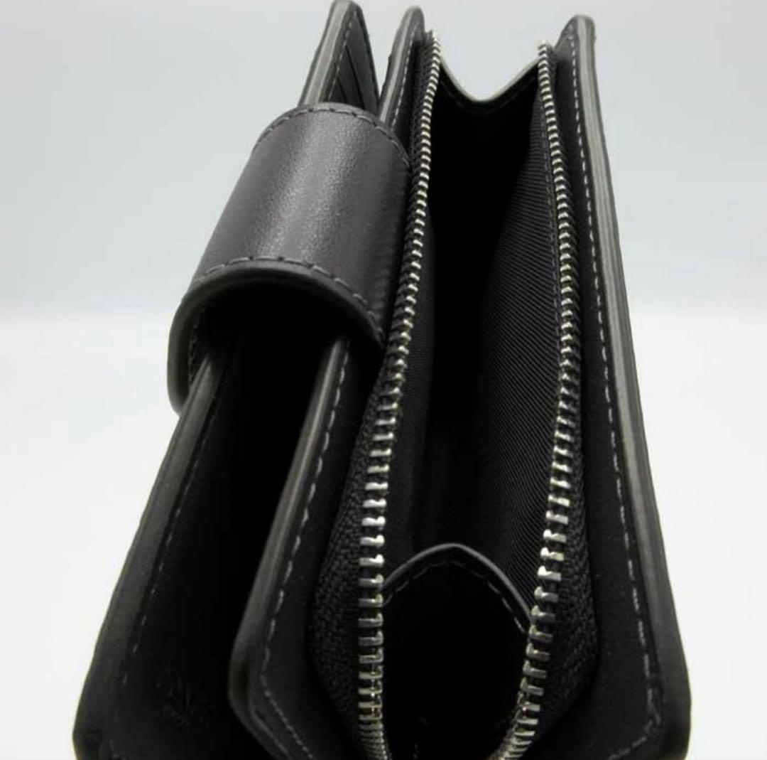 新品未使用 COACH 二つ折り財布 リボン柄 大人可愛い プレゼント