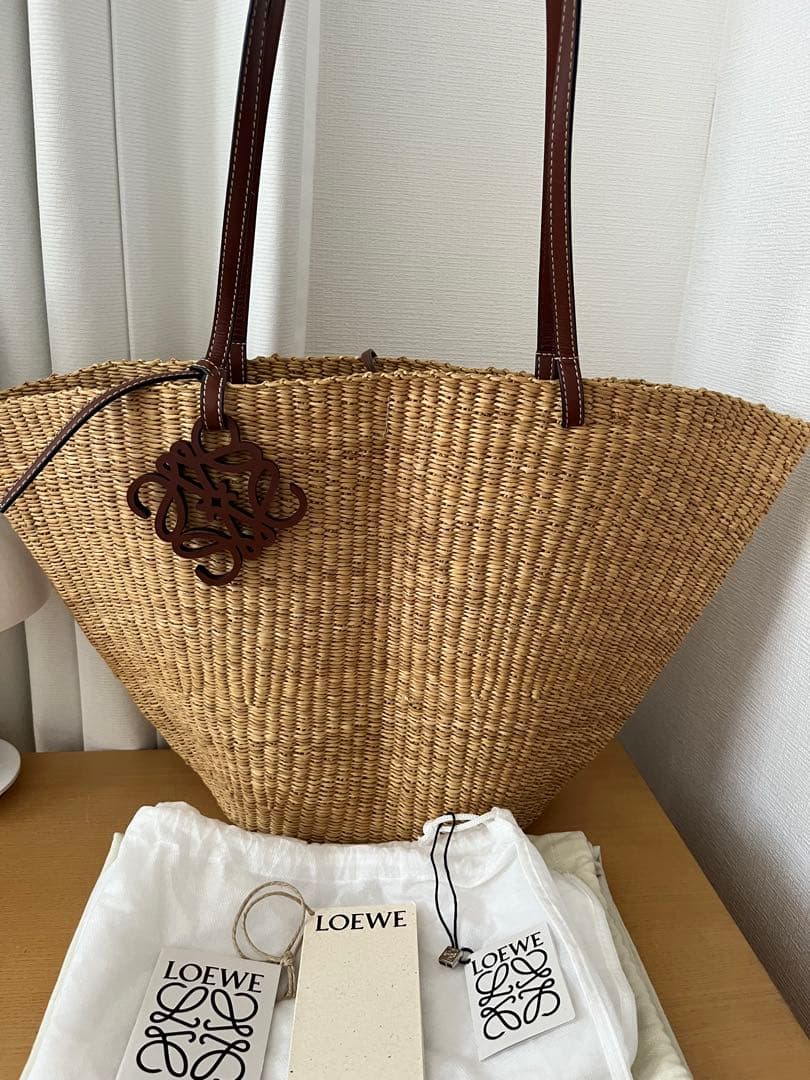 LOEWE シェルカゴバッグ　美品