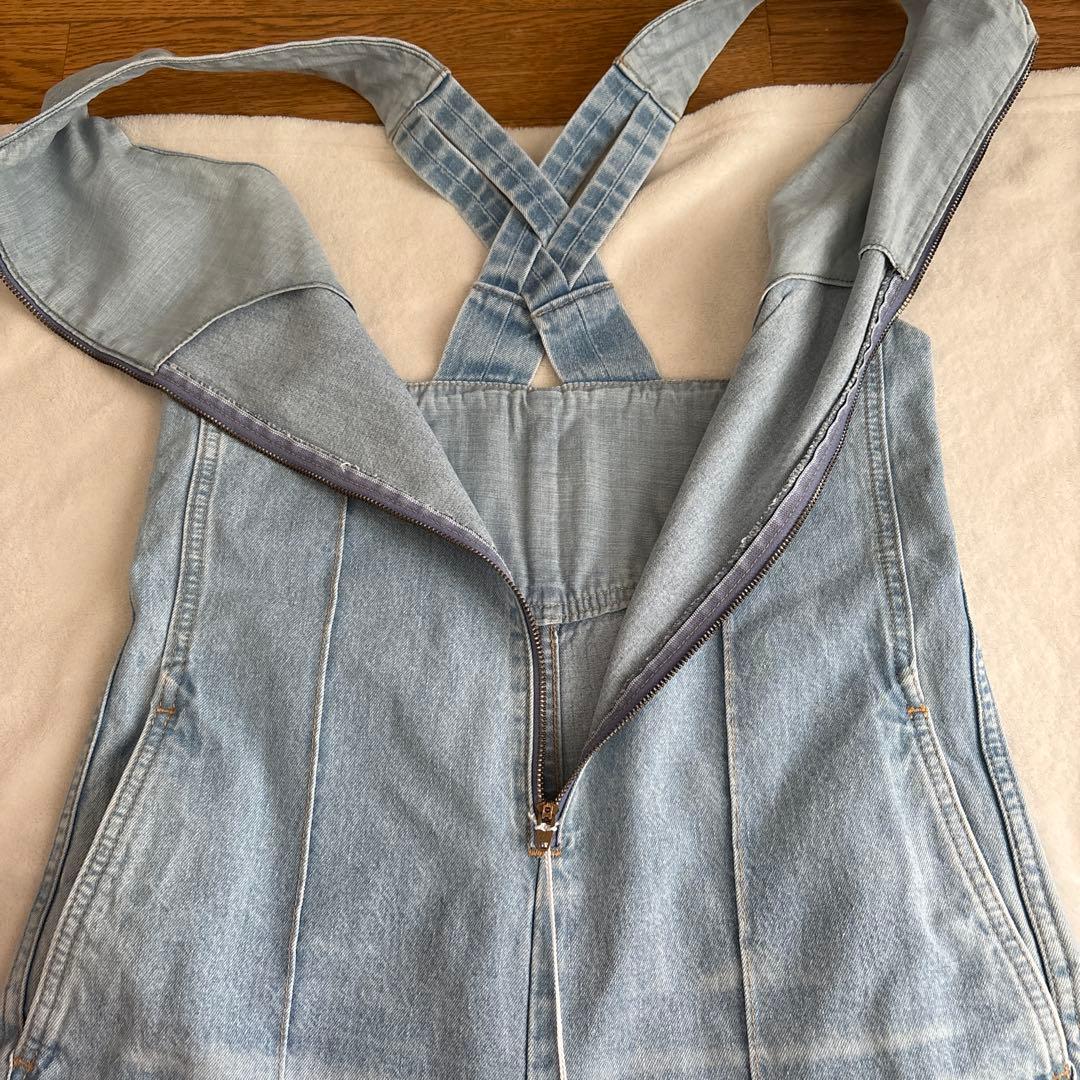 未使用　CURRENTAGE オーバーオール　サロペット　デニム