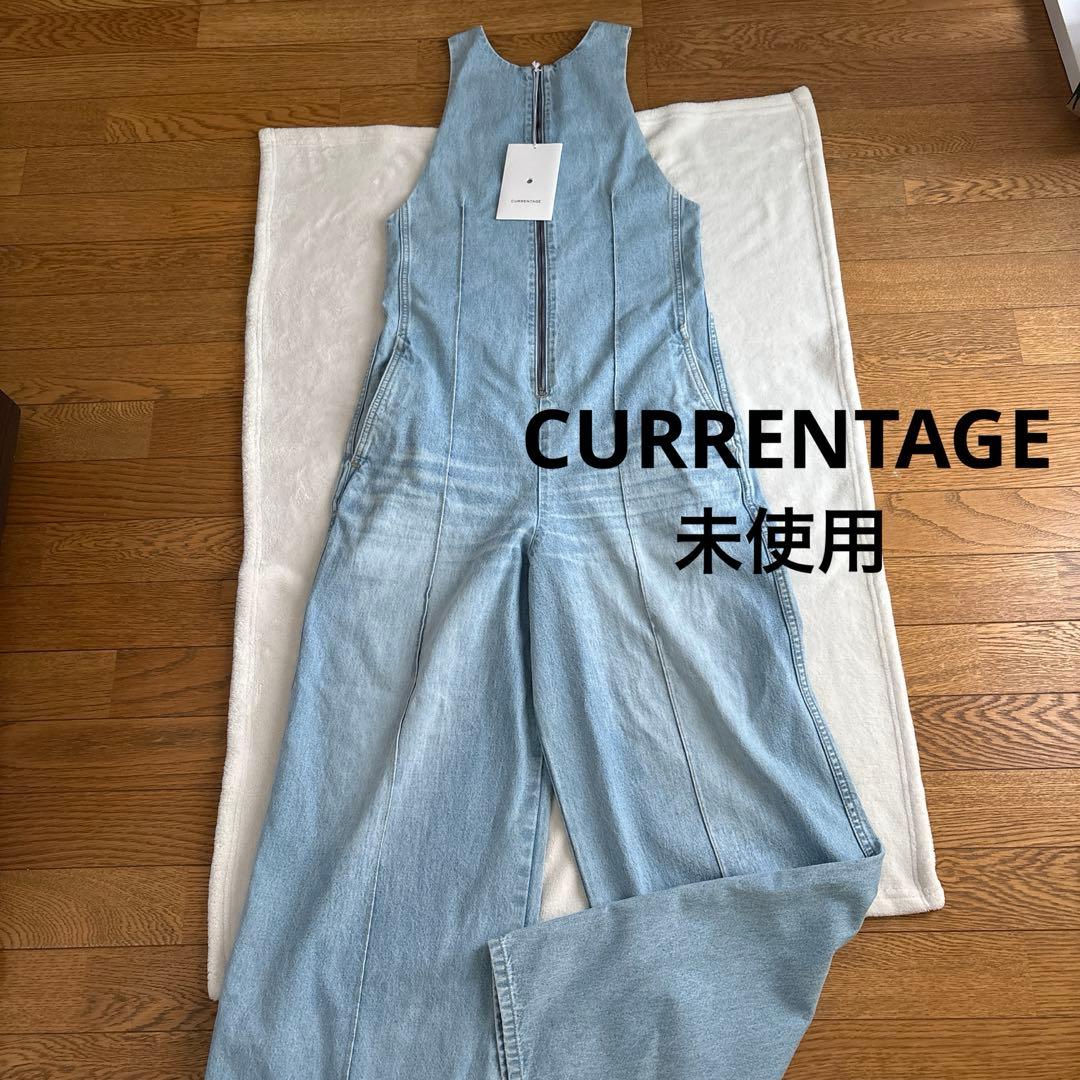未使用　CURRENTAGE オーバーオール　サロペット　デニム
