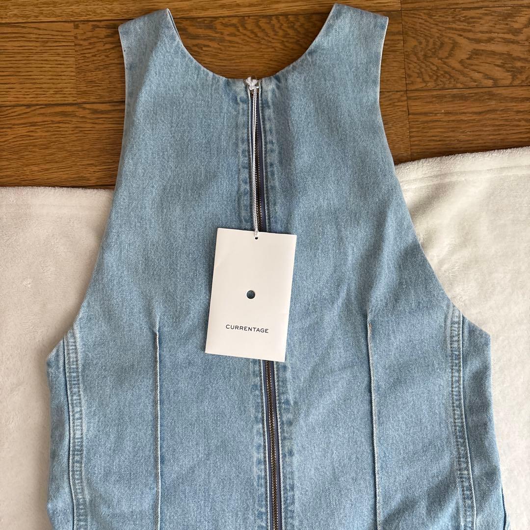 未使用　CURRENTAGE オーバーオール　サロペット　デニム