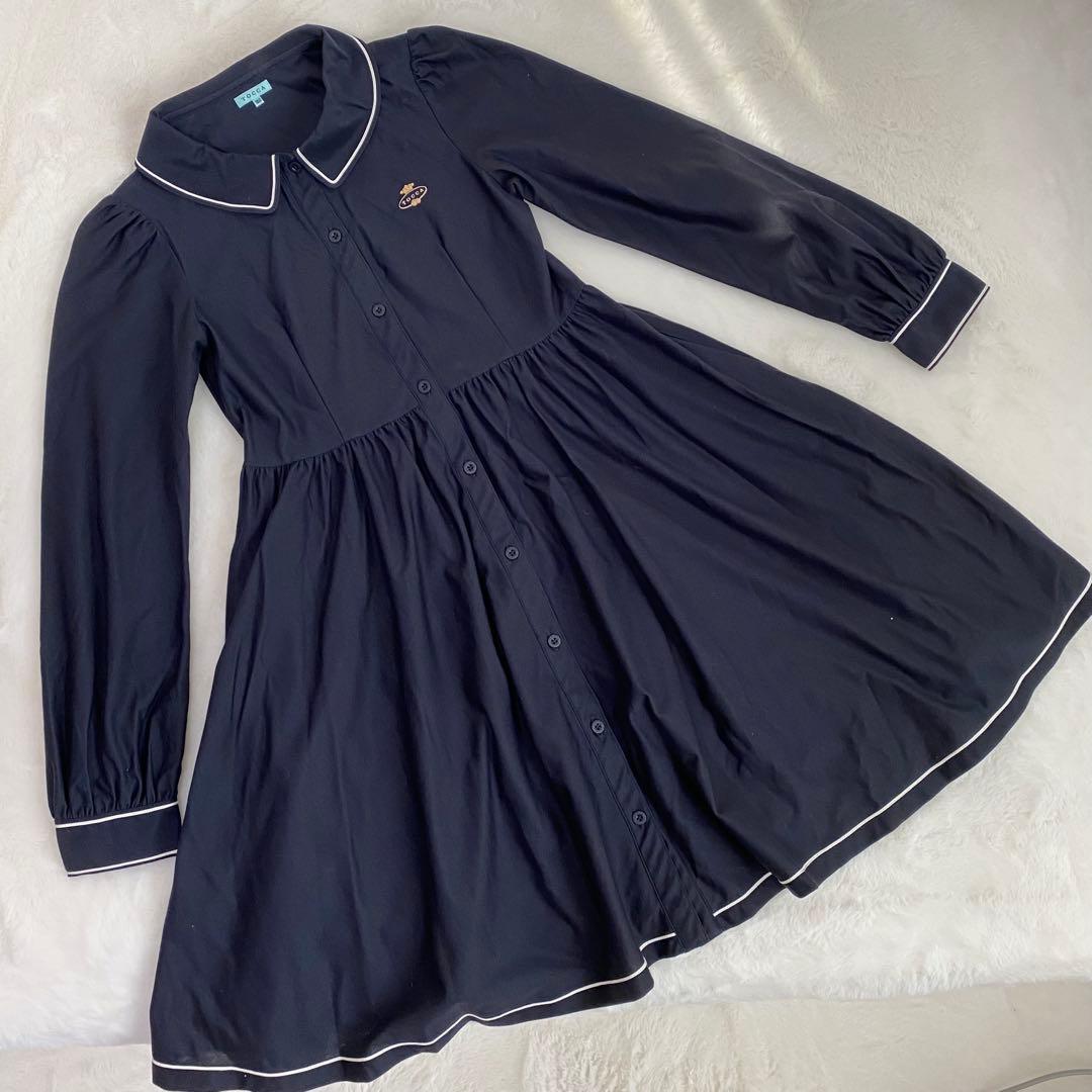TOCCA 160ネイビー　ワンピース　ドレス　トッカ