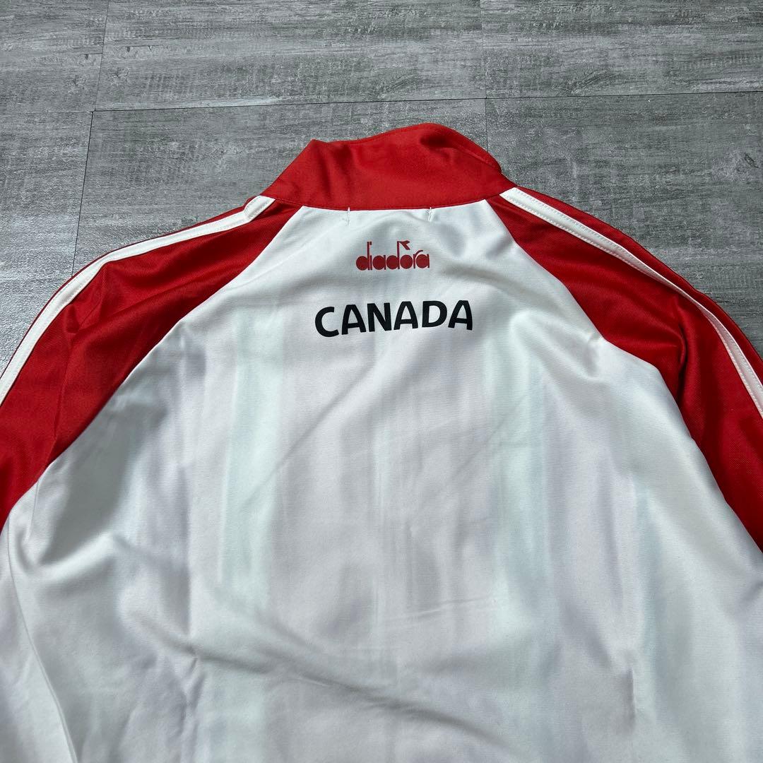 90s diadora カナダ代表 イタリア製 サッカー ジャージ セットアップ