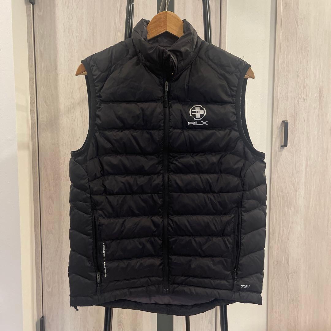ラルフローレン スポーツ RLX ダウンベスト ゴルフ アウター 黒 ブラック