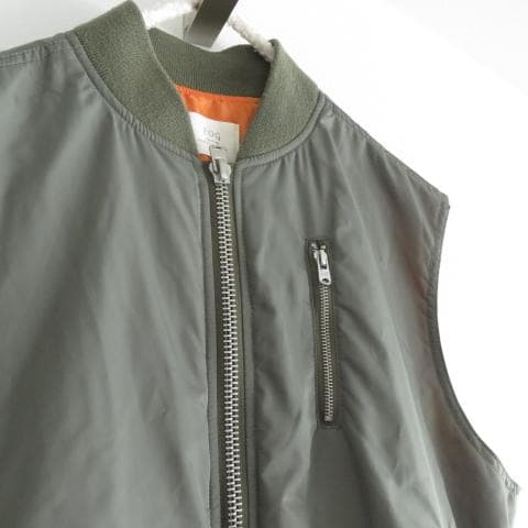 FEAR OF GOD フィアオブゴッド　MA1　ジャンパー　カーキ　中綿　S