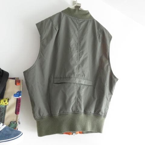 FEAR OF GOD フィアオブゴッド　MA1　ジャンパー　カーキ　中綿　S