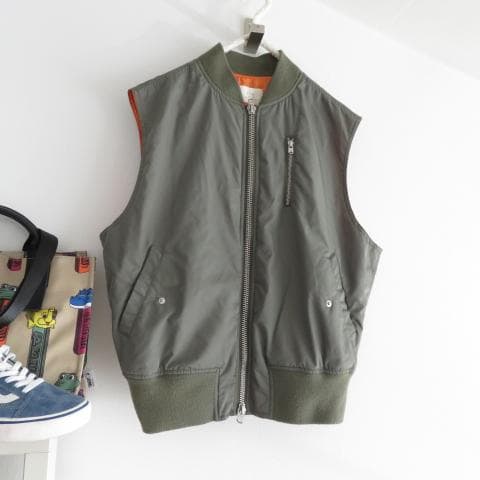 FEAR OF GOD フィアオブゴッド　MA1　ジャンパー　カーキ　中綿　S