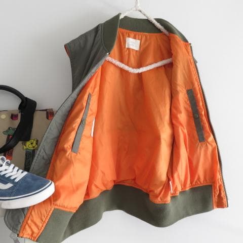 FEAR OF GOD フィアオブゴッド　MA1　ジャンパー　カーキ　中綿　S