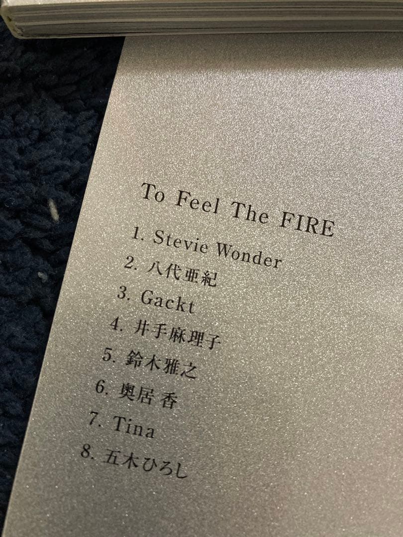 FIRE SOUL of FIRE Stevie Wonder 永瀬正敏