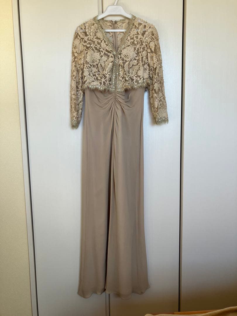 TADASHI SHOJI 長袖ロングドレス