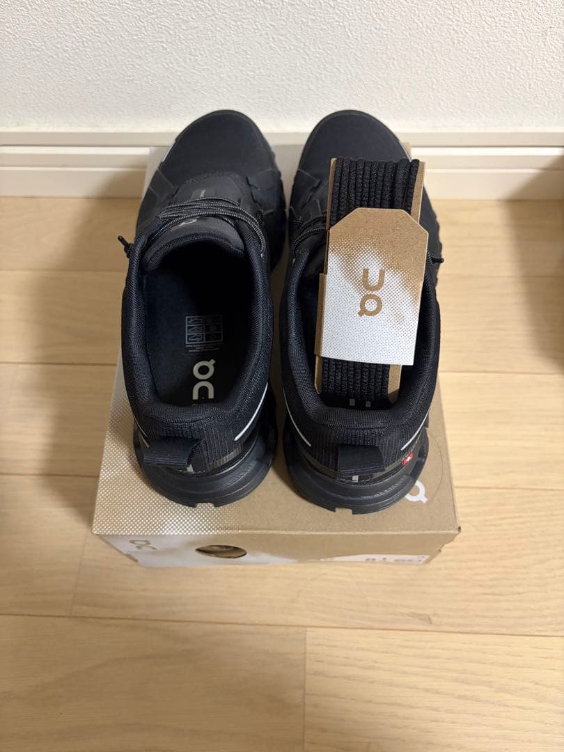 On Cloud6 WP 25cm オン　レディーススニーカー　ブラック