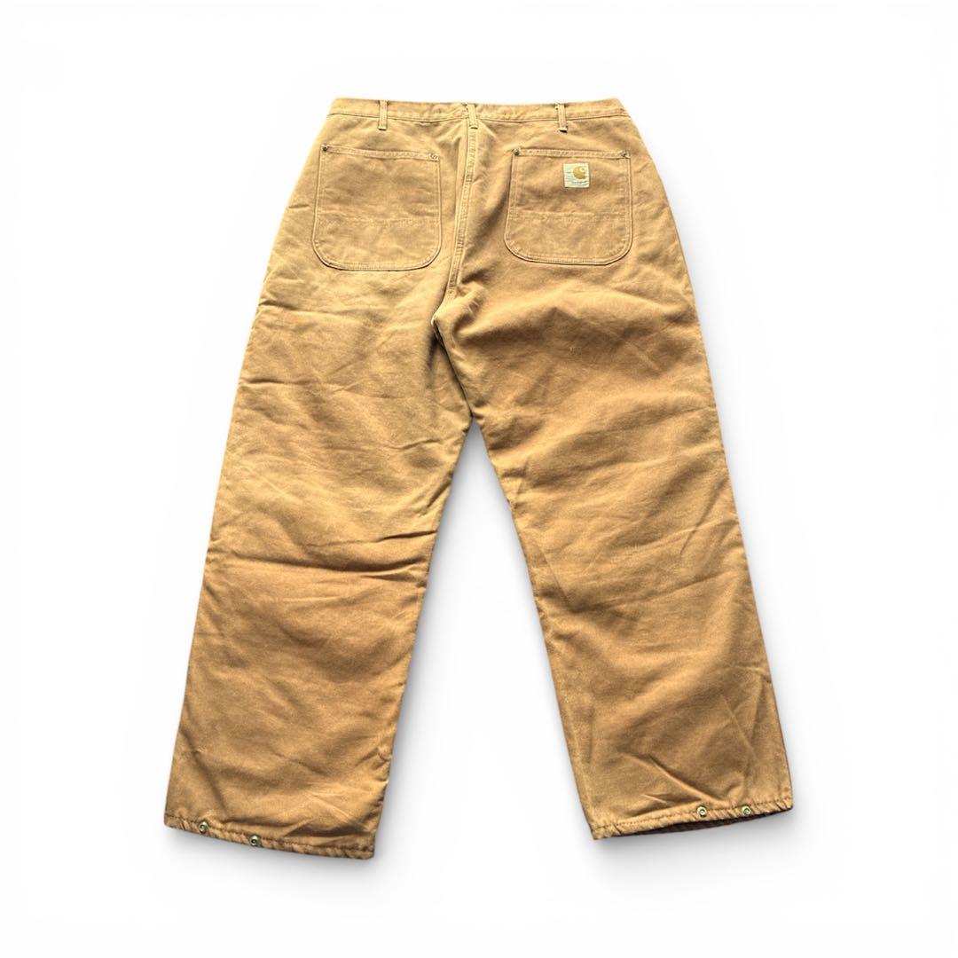 ヴィンテージ 80s Carhartt キルティングライナー ダックパンツ