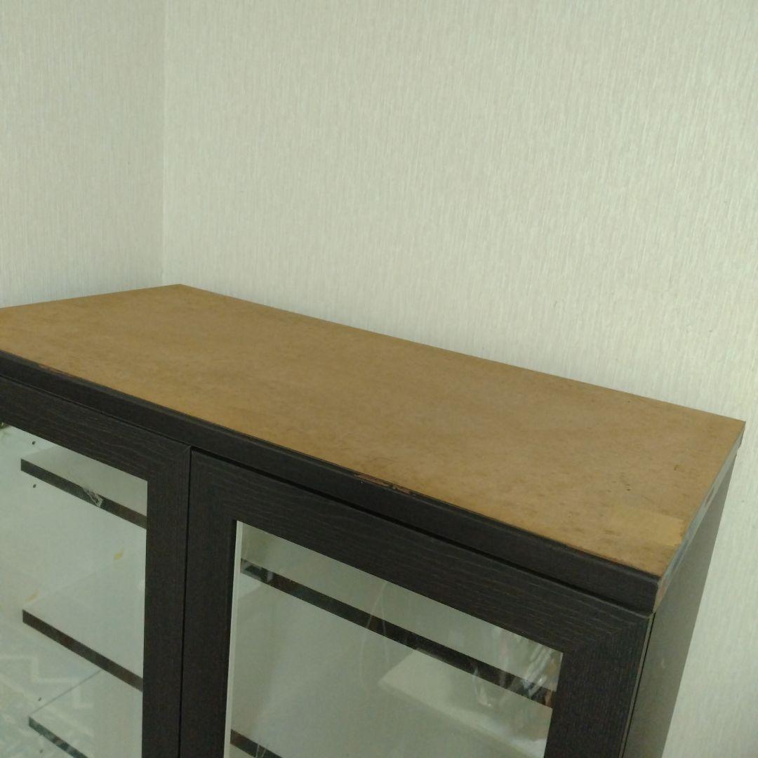 食器棚　カップボード　サニー　パンジー 80 ダイニングブラウン