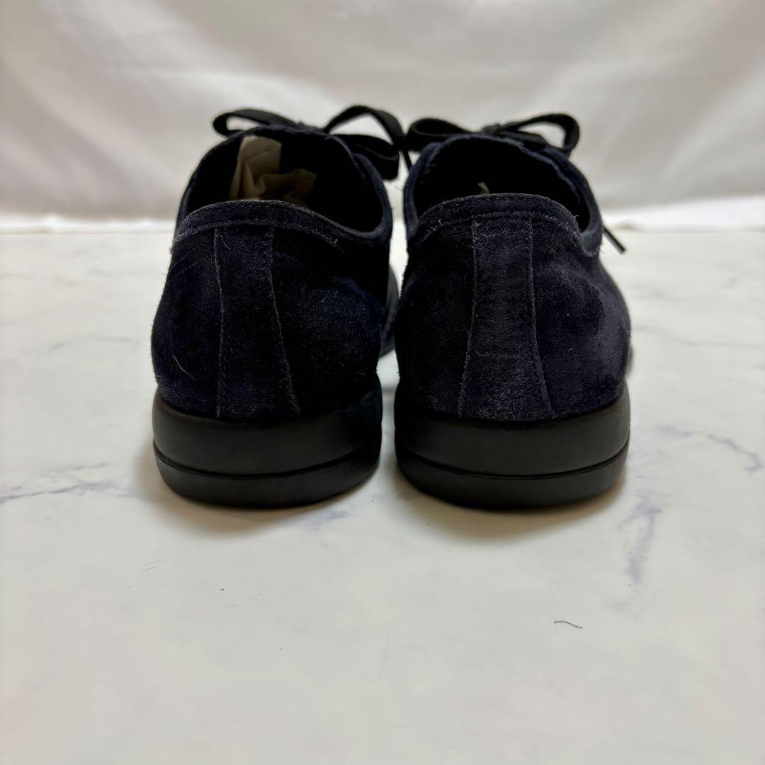 極美品 PRADA プラダ スエード ローカットスニーカー サイズ6 濃紺 正規