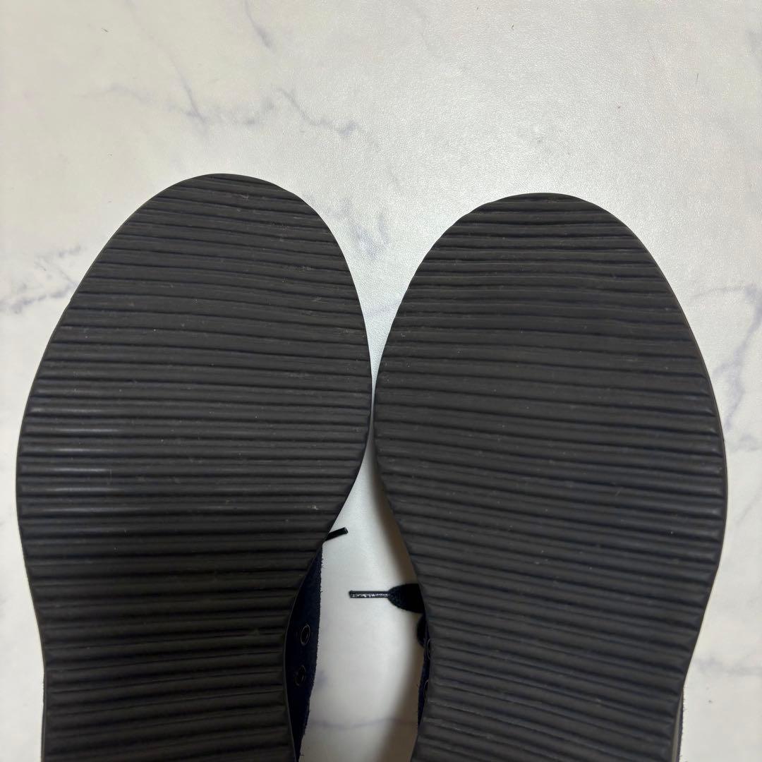 極美品 PRADA プラダ スエード ローカットスニーカー サイズ6 濃紺 正規