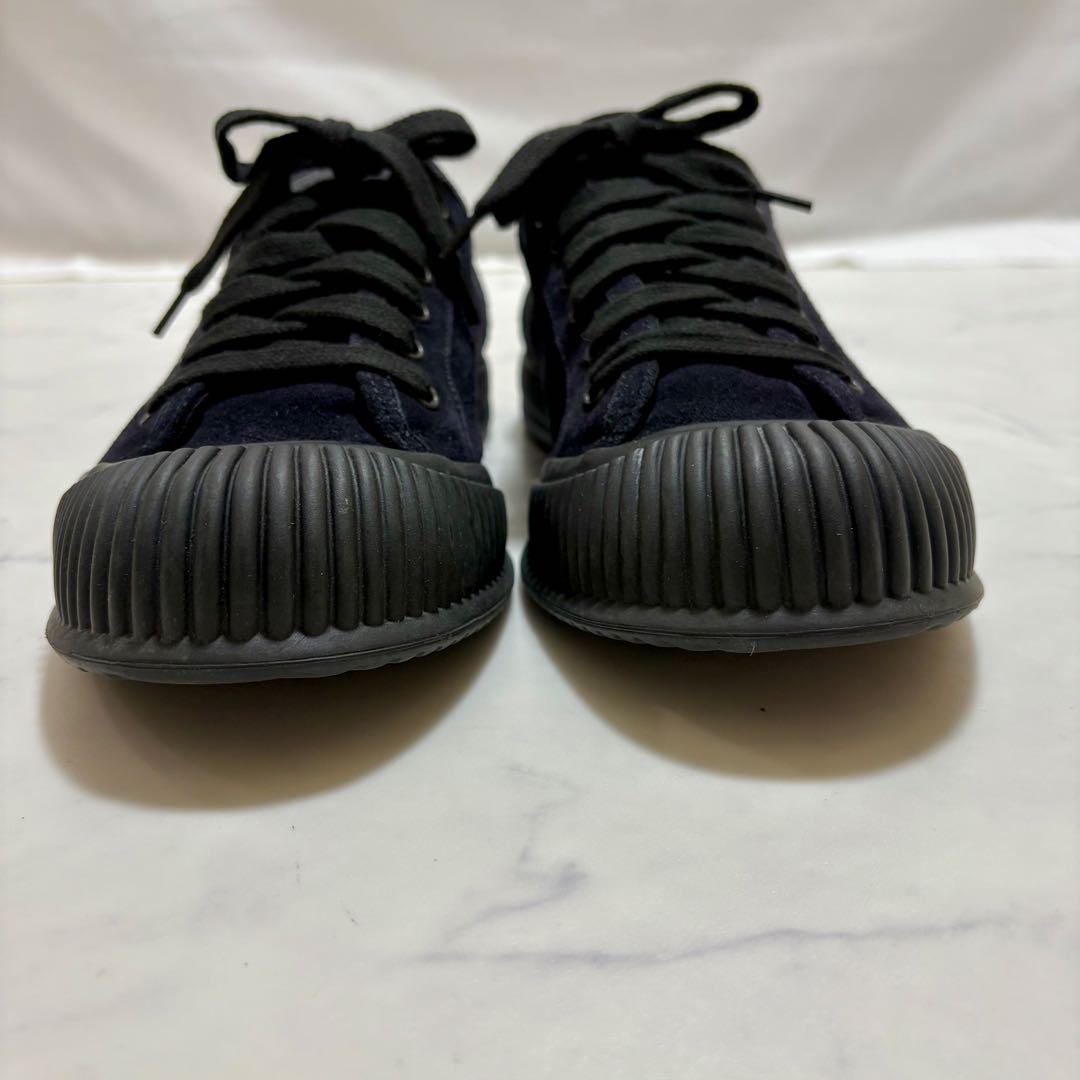 極美品 PRADA プラダ スエード ローカットスニーカー サイズ6 濃紺 正規