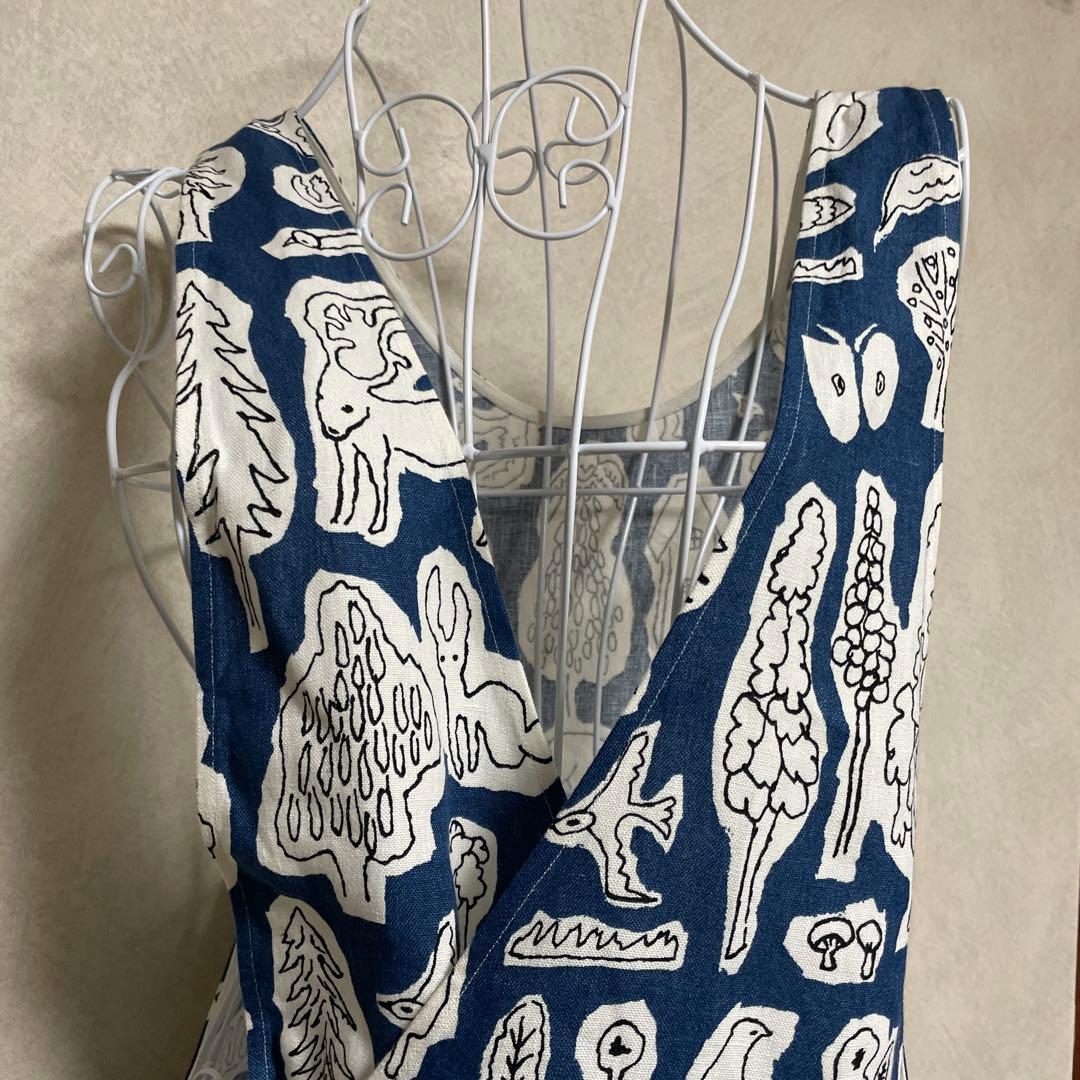 【新品 未使用】ミナペルホネン✖️イッタラコラボエプロン