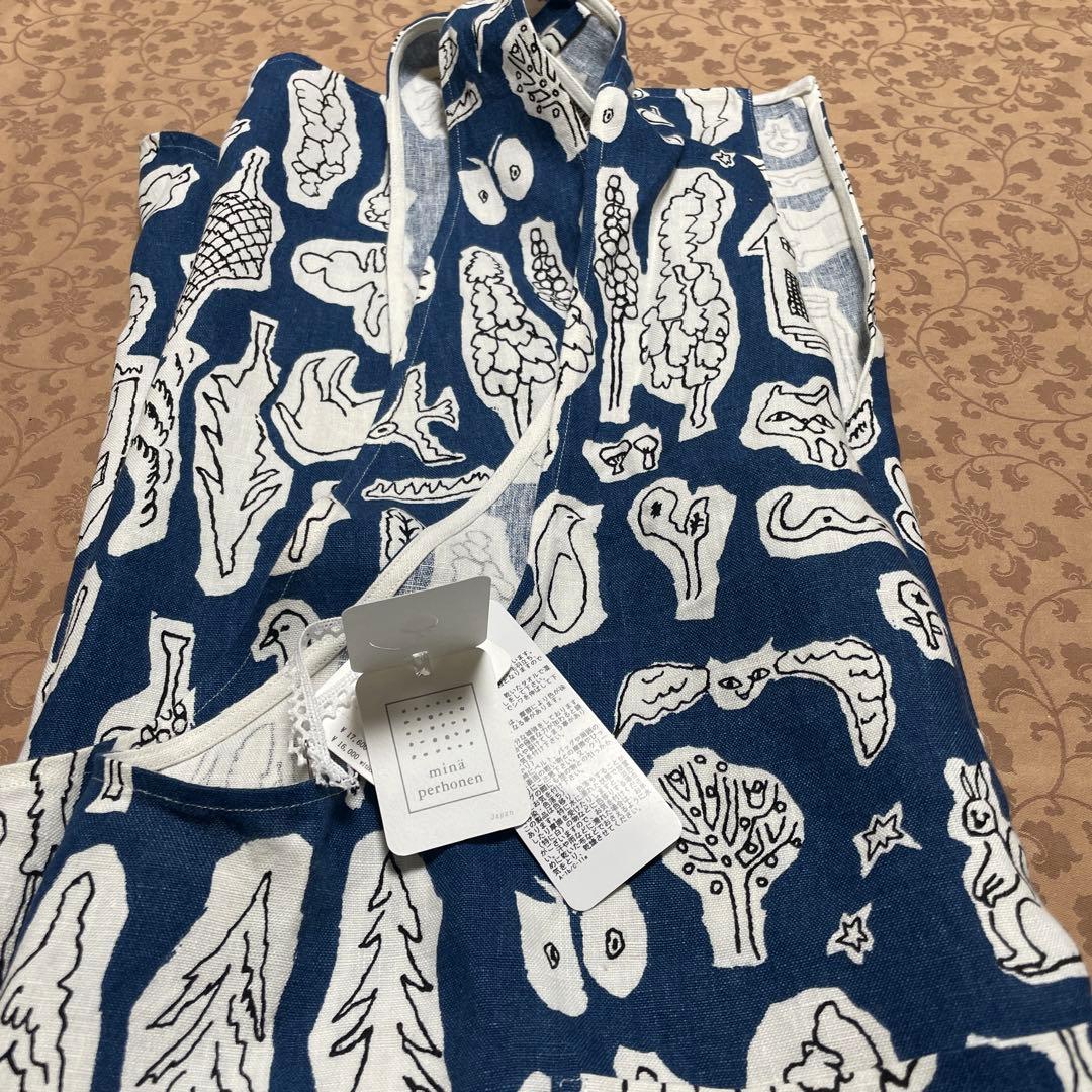 【新品 未使用】ミナペルホネン✖️イッタラコラボエプロン