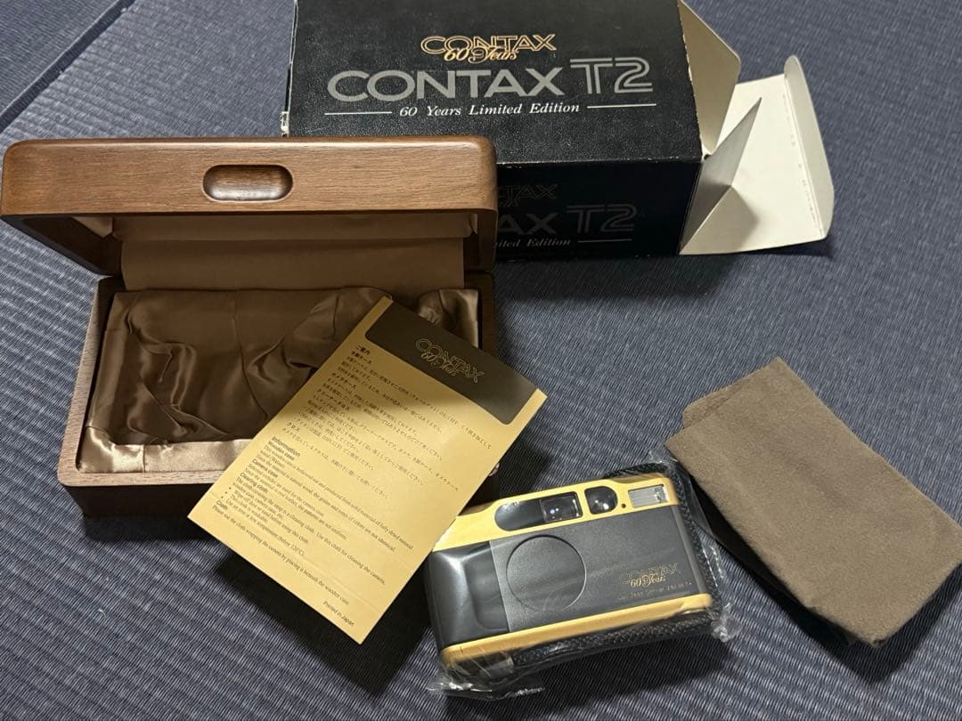 コンタックス⭐︎T２⭐︎60周年限定モデル⭐︎リペア済