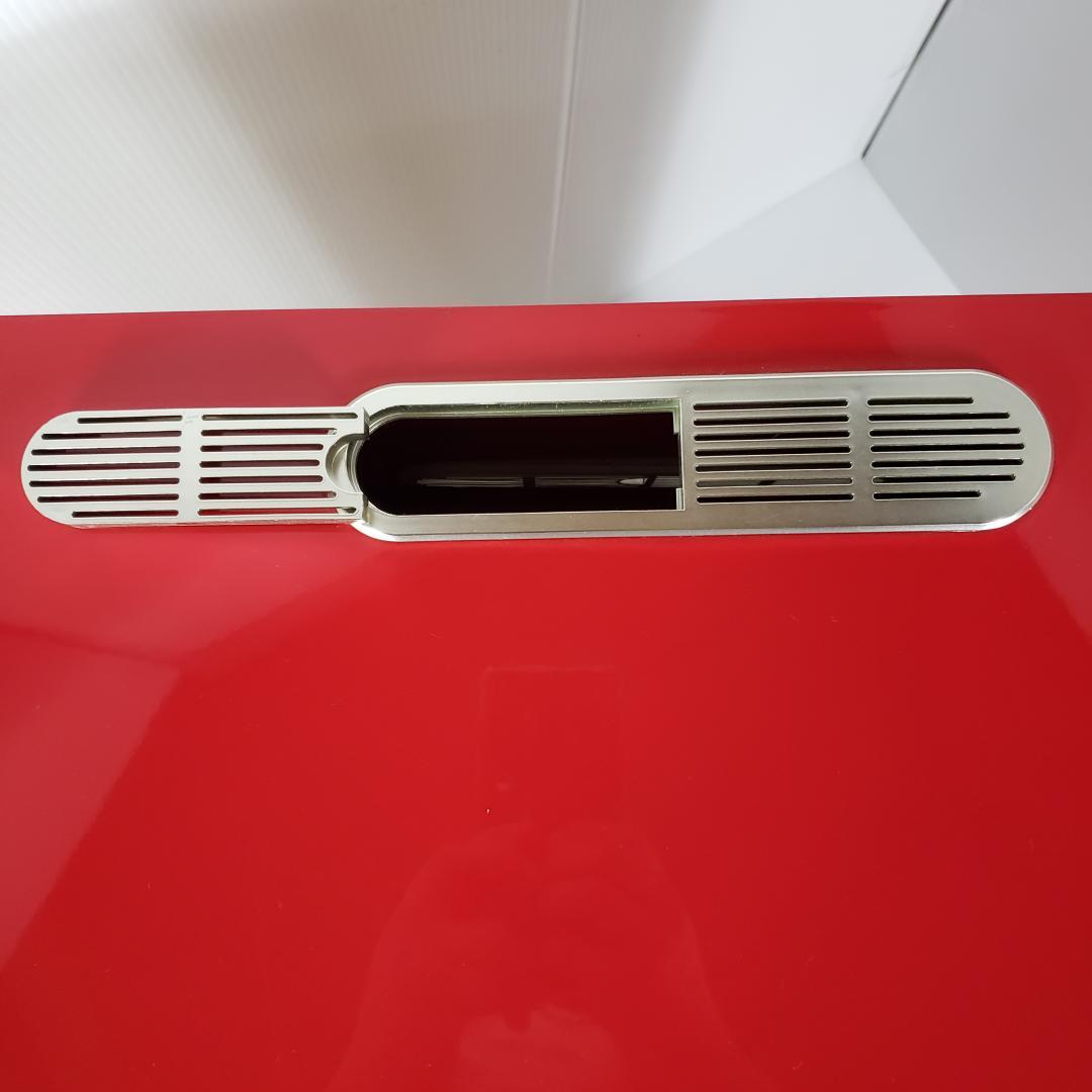 レトロ　赤色　キャビネット　レンジ台　テレビ台