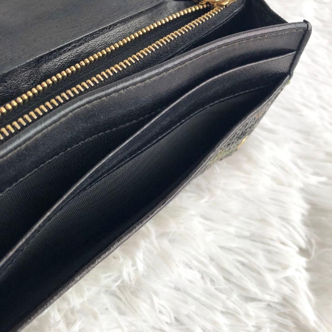 財布 ブランド PRADA プラダ 長財布 スパンコール 本革 レザー メタル