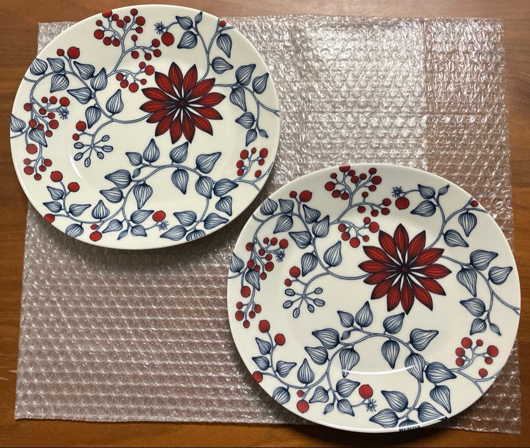 ルノ フロストベリー オーバール プレート 25㎝ 2枚セット