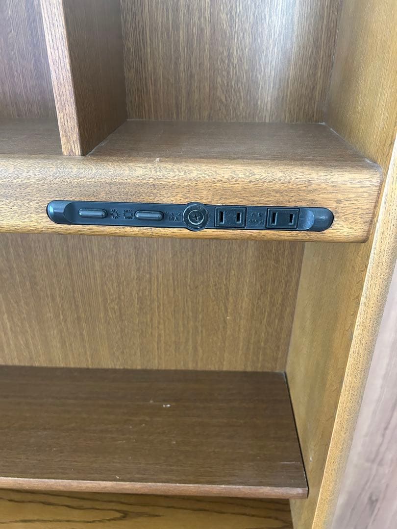 浜本工芸　学習机　本棚付き　袖机　フルセット　USED 皇室御用達　高級