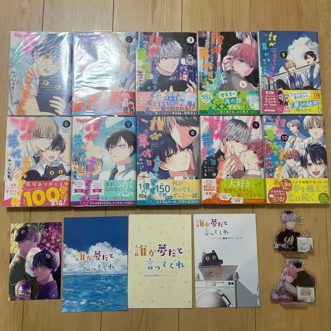 誰か夢だと言ってくれ 全巻セット＋ポストカード＋リーフレット×3＋アクスタ2種
