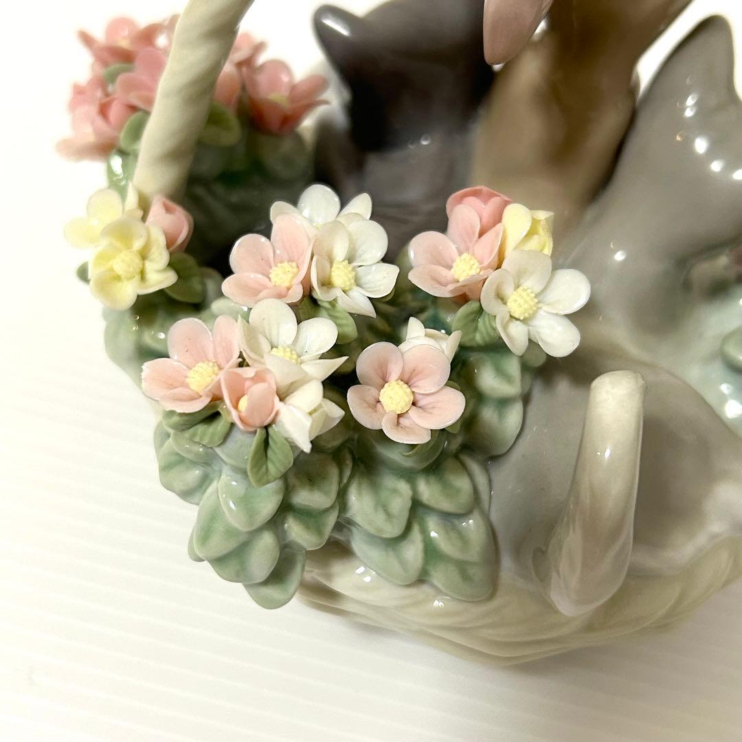 【廃盤品】LLADRÓ リヤドロ 三つ子の仔猫 三つ子の子猫