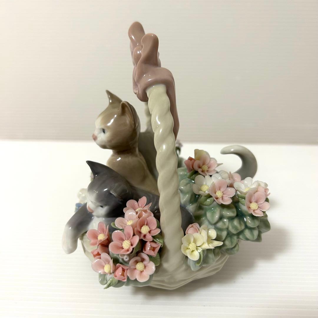 【廃盤品】LLADRÓ リヤドロ 三つ子の仔猫 三つ子の子猫