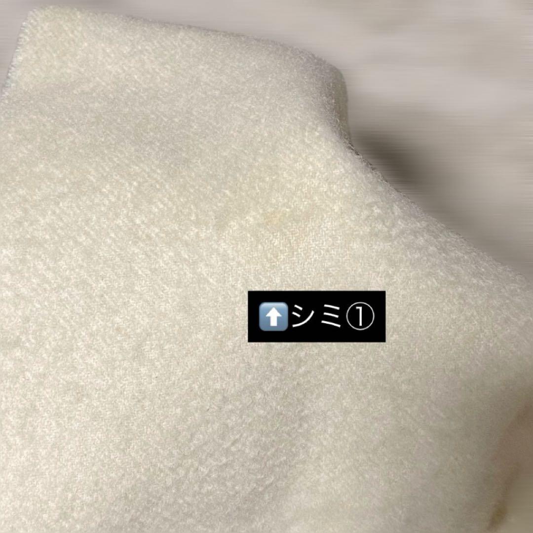 EDWARD BROWN カシミヤマフラー オフホワイト