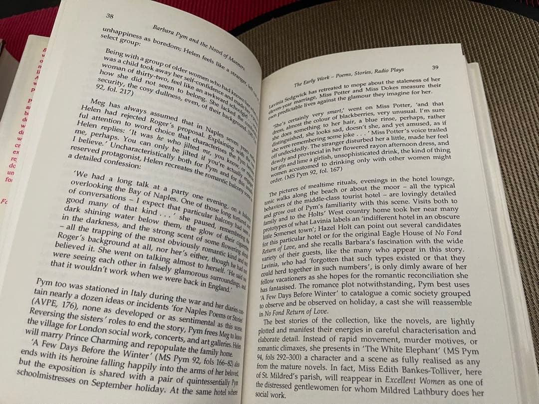 希少　Barbara Pym and the Novel of Manners