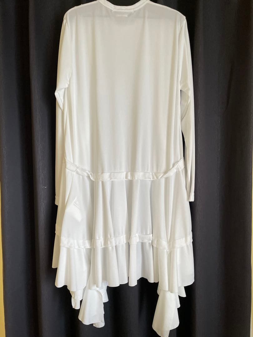 新品○コムデギャルソン　コムコム　2024SSエステルジャージーロングフリルT