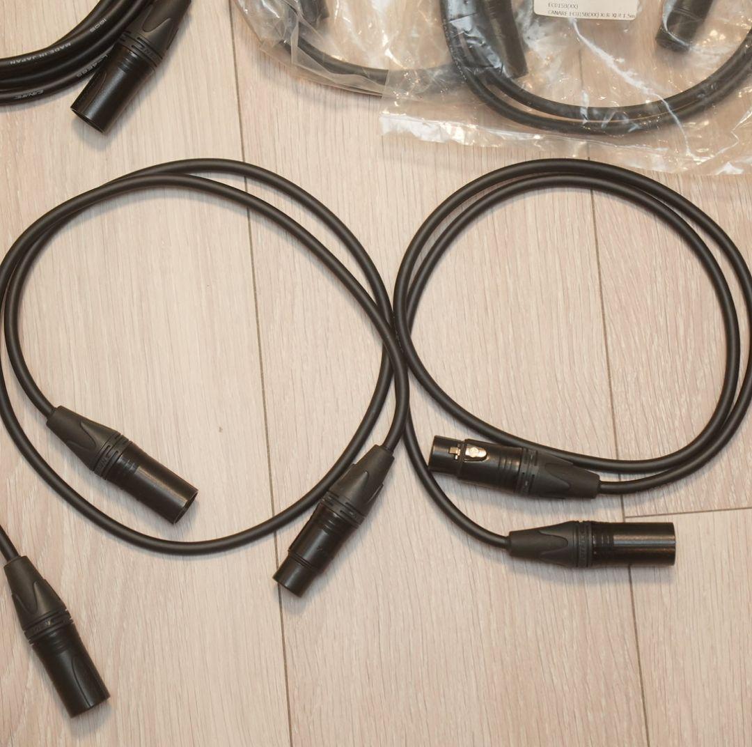 ケーブル CANARE L-4E6S 8本セット NEUTRIK XLR