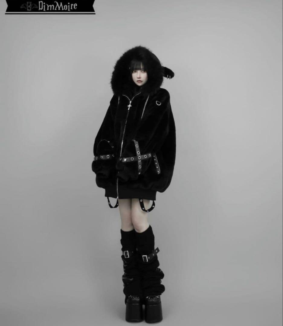 『DIMMOIRE』BABY SHEEPファーパーカーII/BLACK