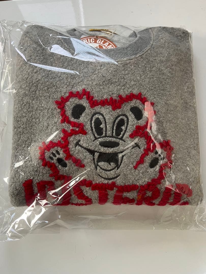 HYSTERIC クマ刺繍グレー トレーナー　新品