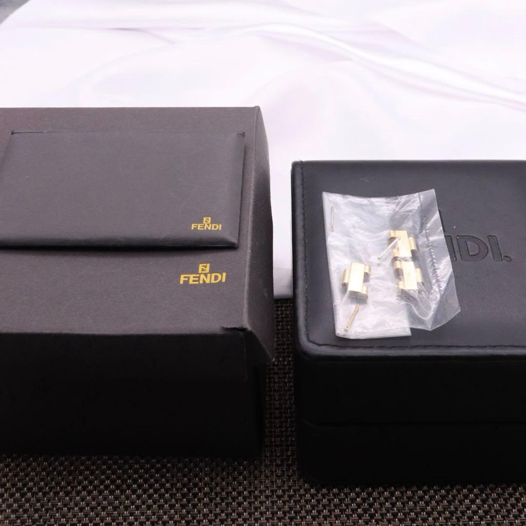 付属品付き【新品電池】FENDI 6000L/オロロジ 動作品 ゴールド 美品