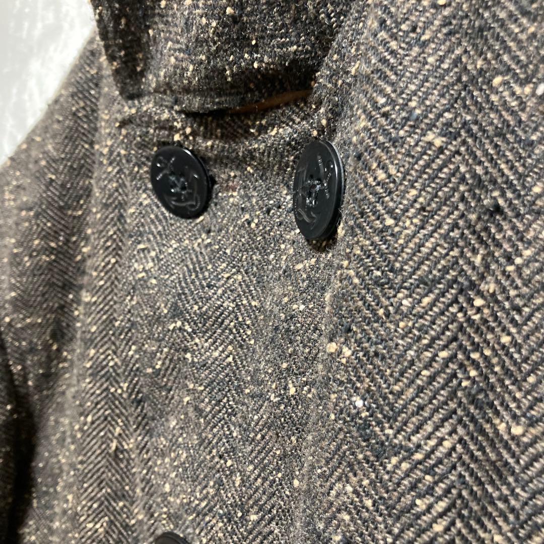 タ*リ様 80s SPIEWAK USA製 キルティングピーコート 実寸 XL