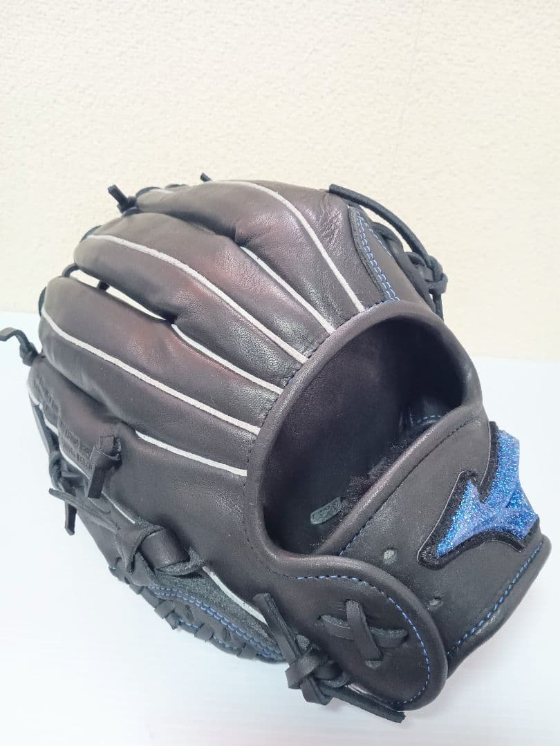 10回程使用のみ 美品 ミズノ WILLDRIVE ソフトボール用 青 グローブ