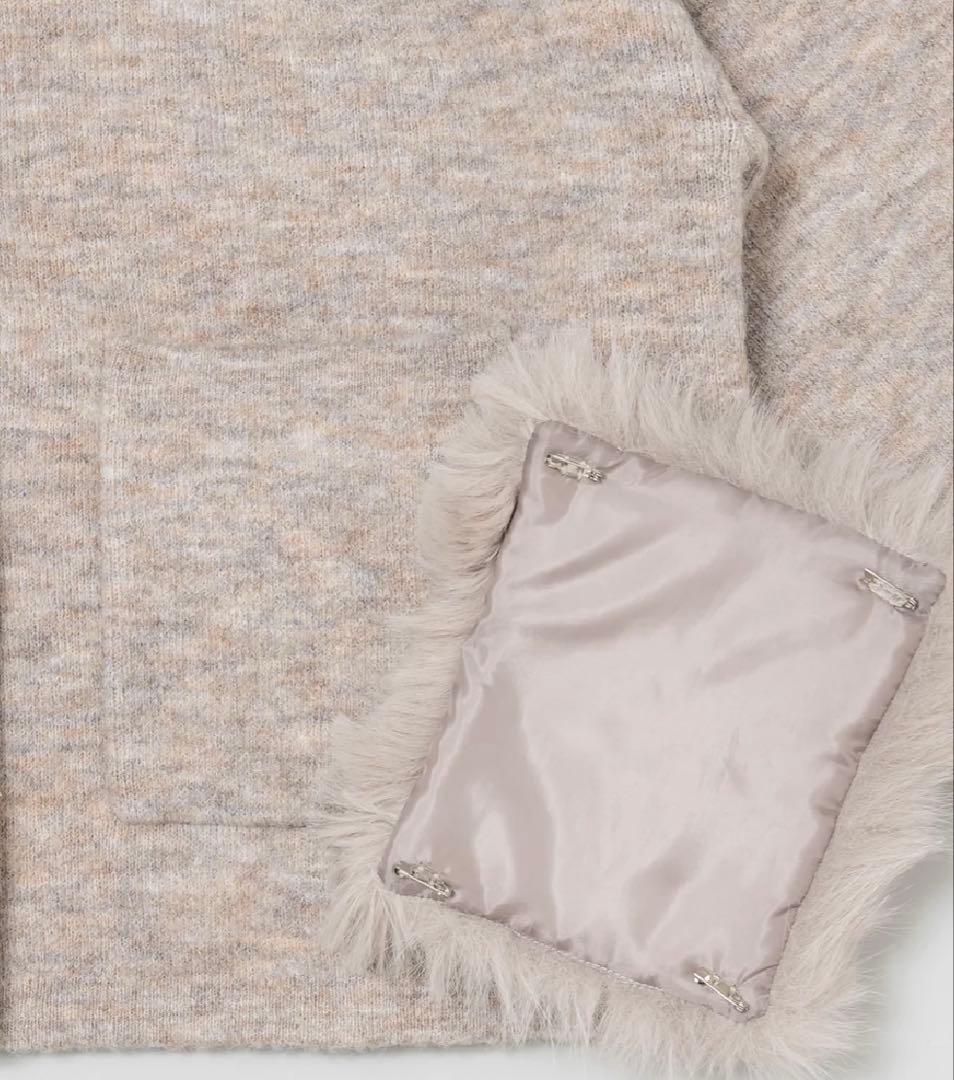 LiSALiSAashiyaリサリサ芦屋　2WAYファーポケットジャケット