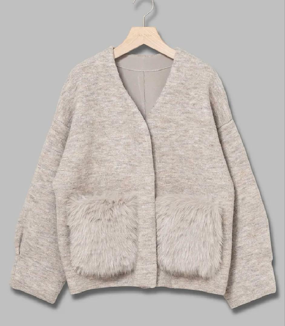 LiSALiSAashiyaリサリサ芦屋　2WAYファーポケットジャケット